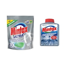 Mintax Ultra Bulaşık Makinesi Deterjanı 33 Tablet + Mintax Bulaşık Makinesi Temizleyicisi 250 ML