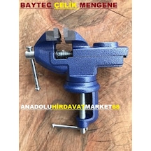 Baytec Mini Mengene Dönerli Tablalı Örslü Masa Mengenesi 50Mm Pro