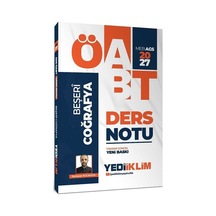 Yediiklim 2027 Öabt Meb-ags Beşeri Coğrafya Ders Notu - Ramazan Kocakaya