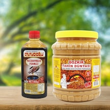 Kalaycıoğlu Bozkır Kavrulmus Kepekli Tahini 1900 G + Keçiboynuz Pekmezi 950 G
