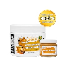 Mustang Nutrition Ballı Bitter Çikolatalı Crunchy Fıstık Ezmesi 350 Gr 25,08 Gr Protein + 40 Gr Fıstık Ezmesi Hediyeli