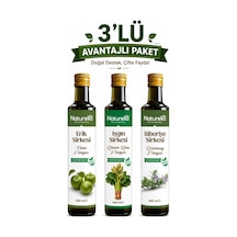 Naturella Işgın, Biberiye & Erik Sirke Seti 3 X 500 Ml