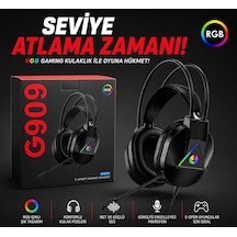Trio G909 Profesyonel Headset Pro 7.1 Usb Girişli Rgb Gaming Oyuncu Kulaklığı