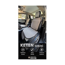 Lexus Ux 2022-2026 Ön Ve Arka Koltuk Terletmez Dolgulu Keten Koltuk Minder / Kılıf Set Koyu Bej