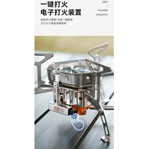 Dancemonkey Taşınabilir Outdoor Ocak Ocağı Kamp Parlak Gümüş 3wq Gümüş