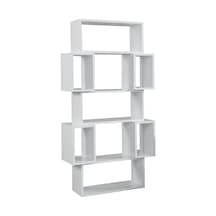Pasifichome Box Raflı Kutulu Beyaz Kitaplık / Çalışma Odası Kitaplık