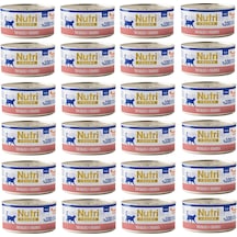 Nutri Feline Ton Balıklı Ve Somonlu Pate Tahılsız Yetişkin Kedi Konservesi 70 G X 24 Adet