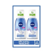 Çift Fazlı Göz Makyaj Temizleyici 125ml, Etkili Makyaj Temizleyici, Hassas Kirpik Bakımı, X2 Adet