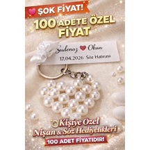 100 Adet// Kampanyalı Kişiye Özel Nikah Hediyelikleri Söz & Nişan İçin Diğer