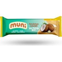 Muni Hindistan Cevizli Yer Fıstığı Barı 12 x 40 G