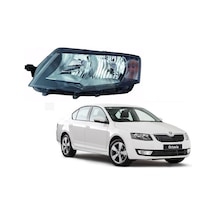 Skoda Octavia 2013-2016 Far Lambası Düz Far Sol
