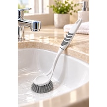 Softon Saplı Lavabo Temizleme Fırçası Banyo Mutfak Evye Ve Küvet Fırçası - 937063380