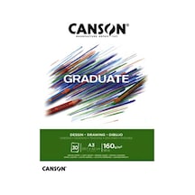 Canson Graduate Drawing White Çizim Blok 30 Sayfa A3 160gr