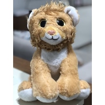 Sevimli Aslan Peluş Oyuncak Uyku Arkadaşı Büyük Boy 35 Cm Çok Renkli