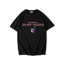 Brz Collectıon Brz Collection Unisex Oversize Damien Chazelle T-shirt Siyah