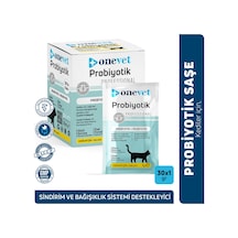 Onevet Probiyotik Şase Kediler Için Sindirmeye Yardımcı Takviye Vitamini 30 Adet 1 Gr