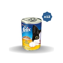 Felix Konserve Kedi Maması Tavuklu 400 Gr - 12 Adet