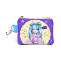 Coral High Kids Mor Pembe Anime Kız Desenli Bozuk Para Çantası 21835