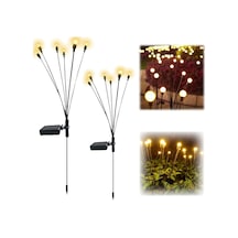 MİGHTY 2 Lİ PAKET 6 TOP YILBAŞI LED GÜNEŞ ENERJİLİ BAHÇE AYDINLAT