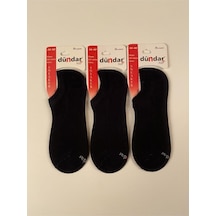 Unisex Sneaker Dikişsiz Çorap Plus Penye 3'lü Siyah