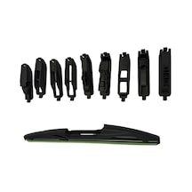 9 Aparatlı Hibrit Arka Silecek Kilitli Model 25 Cm / Cası9-25