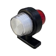 Ahmet Otomotiv 2 Adet Maxı Neon Küpe Kırmızı-beyaz 12v-24v