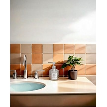 Cam Sıvı Sabunluk - Banyo Mutfak Sabunluğu - Retro Series - 400 Ml 001