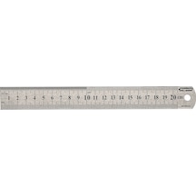 Bigpoint BP360-02 Çelik Cetvel 20 CM Metal