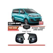 Citroen Jumpy 2019 Sonrası Uyumlu Batman Yarasa Ayna Kapağı Piano Black Abs Plastik Sağ Sol Takım 00 Şüscaroto Aksesuar