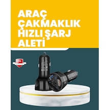 55w Hızlı Şarj Araç Çakmaklık Adaptörü Qc Semeglbl - 31 3.0 Pd