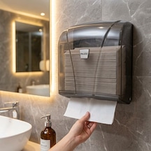 Palex Z Katlı Havlu Dispenseri 300 Adet Kağıt Kapasiteli - Füme