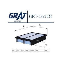Grat 16118 Hava Filtresi Starex H1 0811 Fn3115