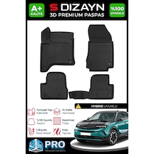 S-dizayn Opel Mokka 1.2 Hybrid 3d Pro Havuzlu Paspas 2025 Üzeri A+ Kalite