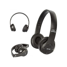 P47 Kulak Üstü Bluetooth Kulaklık 5.0 Siyah