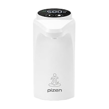 Pizen Flow Şarjlı Otomatik Damacana Su Pompası Tds Ölçer 250ml 500ml 1l 2l Ölçü Özellikli Beyaz