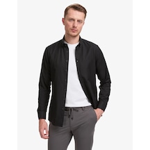 Pierre Cardin Erkek Siyah Gömlek Desenli 50325365-vr046