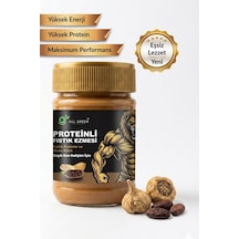 Proteinli Fıstık Ezmesi Kakao Fıstık Proteini, Maca Kökü Tozu, Kakao İle 325 Gr