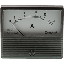 20A Analog Ampermetre - Panel Tipi Ölçü Aleti Kly-T670