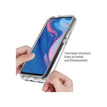 İle Uyumlu Şeffaf Clear Silikon Yüksek Kalite Darbeye Dayanıklı Şık Telefon Kılıfı Huawei Y9 Prime 2019 / Psmart Z