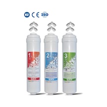 WaterMelon Kapalı Kasa 12" Su Arıtma Cihazı Filtresi Inline 6 Aylık Set