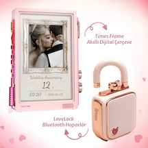 Divoom Lovelock Ses Kayıt Özellikli Bluetooth Hoparlör Ve Times Frame Akıllı Dijital Çerçeve