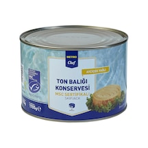 Metro Chef Ton Balığı Msc Sertifikalı 1705g Ayçiçek Yağında İri Parçalı 2'li Ekonomik Paket - 2 Tarı