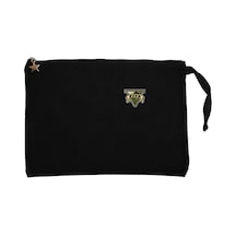 GTA Five Green Logo Siyah Clutch Astarlı Cüzdan / El Çantası Siyah