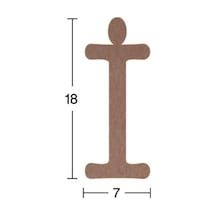 Harf Ahşap Obje 18Mm - I (466954212)