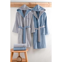 Pierre Cardin 4'lü Aile Seti Hoodie İndigo-latte İndigo - Latte