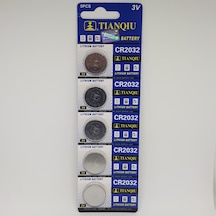 Tianqiu CR2032 3V Lityum Pil 5'li