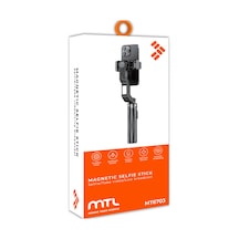 Gimbal Video Telefon Kamera Tripod Bluetooth Kumandalı 9 Renk Led Işıklı Selfie Çubuğu Mt6703
