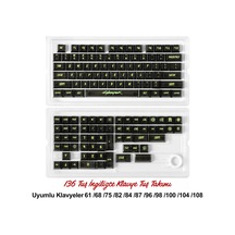 136 Tuşlu Keycaps Pc Tam Ekran Cyberpunk 136 Tuşlu İngilizce Sürüm Kutulu Tüm Mekanik-manyetik Klavyeler İle Uyum Sağlamaktadır.