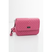 Armine Trend Çıtçıtlı El Ve Omuz Çantası-pembe 23ac042 - Pembe