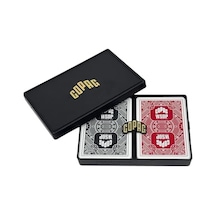 Copag Wsop 2024 World Series Of Poker Edition, Premium Pvc Poker Kartları, İki Deste Kırmızı, Siyah